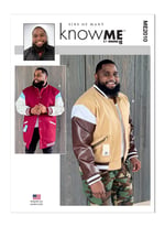 McCall's Know Me Erkek Varsity Bomber Ceket İki Boyda Dikiş Desen Kiti, Sins of Many, Design Code ME2010, 34-36-38-40-42, Çok Renkli