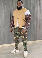 McCall's Know Me Erkek Varsity Bomber Ceket İki Boyda Dikiş Desen Kiti, Sins of Many, Design Code ME2010, 34-36-38-40-42, Çok Renkli