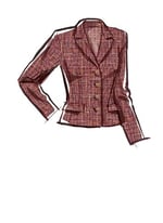 McCall's Melissa Watson'dan Bayan Blazer ve Yelek Dikiş Desen Seti, Tasarım Kodu M8350, Bedenler 14-16-18-20-22
