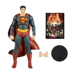 McFarlane Toys - Çizgi Roman ile DC Direct 7IN Figürü - Siyah ADAM WV1 - Süpermen