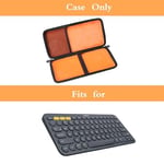 Mchoi Logitech K380/K810/K811 Çok Cihazlı Bluetooth Klavye ve Aksesuarlarıyla Uyumlu Sert Seyahat Saklama Çantası, Yalnızca Kılıf