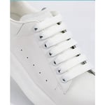 Mcqueen Uyumlu Extra Geniş Yassı Spor Bağcık, Çift Katmanlı Örgülü Ayakkabı Bağcığı, Shoelace, 1 Çift