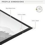 MCS 65548 orijinal Poster Frame, Black, 22.38 X 34 inç, Set of 2 _ P, plastik, Siyah, 22.38 x 34-Inch