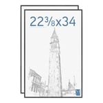 MCS 65548 orijinal Poster Frame, Black, 22.38 X 34 inç, Set of 2 _ P, plastik, Siyah, 22.38 x 34-Inch