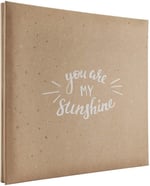 MCS Genişletilebilir 10 Sayfalık Karalama Defteri Albümü, 12 x 12 İnç Sayfa, 13,5 x 12,5 İnç, You Are My Sunshine