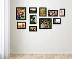 MCS Industries Solid Wood Frame set, Beyaz, ahşap, Siyah, 35.56 x 13.97 x 27.94 cm
