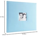 MCS MBI Fashion Stoff 30,48 cm 30 cm (30 cm) sayfa Top Load Scrapbook fotoğraf açıklığı ile, gök mavisi, 12 by 12