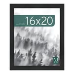 MCS Müze Poster Çerçevesi 16x20 Oniks, Dikey ve Yatay Duvara Asmalı Fotoğraflar, Posterler ve Sanat Baskıları için Büyük Res - Seçenekler: 11 x 17 in, 12 x 18 in, 13 x 19 in, 14 x 22 in, 16 x 20 in...