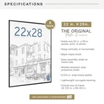 MCS Orijinal Poster Çerçevesi, 50 x 60 cm, Siyah, 2'li Set - Seçenekler: 22 x 28 in, 16 x 20 in, 16X24, 18 x 24 in, 20 x 28 in...