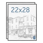 MCS Orijinal Poster Çerçevesi, 50 x 60 cm, Siyah, 2'li Set - Seçenekler: 22 x 28 in, 16 x 20 in, 16X24, 18 x 24 in, 20 x 28 in...