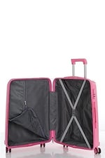 MÇS Polipropilen Büyük Boy Valiz V305 76 Cm Pembe