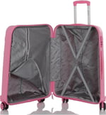 MÇS Polipropilen Valiz V376 55 Cm Pembe