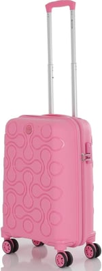 MÇS Polipropilen Valiz V376 55 Cm Pembe