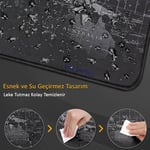 McStorey Dünya Haritası Gaming Mouse Pad 60x30 cm, Kaymaz Kauçuk Tabanlı Masa Matı, Dikişli Kenar, 3 mm Kalınlık, Mikro Dokuma Kumaş, Klavye ve Mouse Altlığı, Ofis ve Oyuncu Masası için