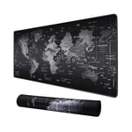 McStorey Dünya Haritası Gaming Mouse Pad 60x30 cm, Kaymaz Kauçuk Tabanlı Masa Matı, Dikişli Kenar, 3 mm Kalınlık, Mikro Dokuma Kumaş, Klavye ve Mouse Altlığı, Ofis ve Oyuncu Masası için