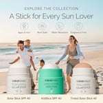 MDSolarSciences Mineral KidStick SPF 40 - Çocuklar için Nazik Suya Dayanıklı Güneş Koruyucu - Hipoalerjenik Geniş Spektrumlu Yüz ve Vücut UV Koruması - Kokusuz, Vegan Çinko Oksit Çubuk, 17 g