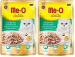 Me-O Delite Tavuk & Ton Balığı Jöle, 70 gr 2li paket