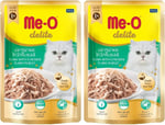 Me-O Delite Tavuk & Ton Balığı Jöle, 70 gr 2li paket