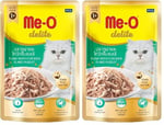 Me-O Delite Tavuk & Ton Balığı Jöle, 70 gr 2li paket