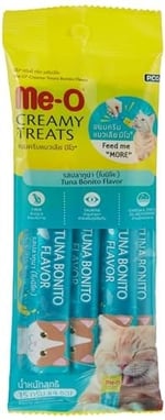 Me-O Kremalı Kurutulmuş Ton Balıklı Kedi Sıvı Ödül Maması 4x15 Gr