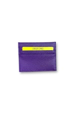 Me-vo Kadın Mor Renkli Çok Bölmeli Timsah Desenli Suni Deri Kartlık
