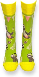 Me-vo Tekli Yeşil Renkli Bay/Bayan Unisex Esnek Nem Alabilen Pamuklu Koala Desenli Soket Çorap