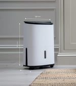 MeacoDry Arete® One 6L Nem Alma ve Hava Temizleyici | Kompakt, Ultra Sessiz 32dB | Küçük Odalar ve Daireler İçin İdeal Yatak Odası Nem Alma Cihazı | H13 HEPA Filtre | Akıllı, Gece ve Çamaşır Modları