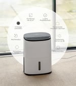 MeacoDry Arete® One 6L Nem Alma ve Hava Temizleyici | Kompakt, Ultra Sessiz 32dB | Küçük Odalar ve Daireler İçin İdeal Yatak Odası Nem Alma Cihazı | H13 HEPA Filtre | Akıllı, Gece ve Çamaşır Modları