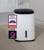 MeacoDry Arete® One 6L Nem Alma ve Hava Temizleyici | Kompakt, Ultra Sessiz 32dB | Küçük Odalar ve Daireler İçin İdeal Yatak Odası Nem Alma Cihazı | H13 HEPA Filtre | Akıllı, Gece ve Çamaşır Modları