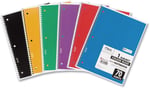 Mead Spiral Notebooks, 1 Subject, College Ruled Paper, 70 Yaprak, Renkli Not Defterleri, Çizgili Kağıt, Ev Okul Malzemeleri & K-12, 10 1/2
