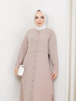 Medine Ipeği Tunik- Pudra