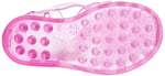 Meduse Sun Rose Paillete - Şeffaf Pembe Kız Çocuk Sandalet