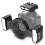 Meike MK-MT24 Kablosuz Kapatmalı Speedlight Macro Twin Lite Flash Nikon F-Mount Z-Mount Dijital SLR Kameralar D1X D2 D2H D2X D3 D3X D200 D300 D300S D700 D3500 Z6 Z7 ile uyumlu