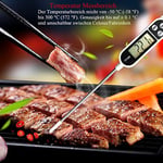 Meilliger Termometre Mutfak Evrensel Ev Termometresi Dijital Pişirme Termometresi Mutfak Termometresi Et Termometresi, Okunabilir 50°C - 300°C, °C/°F Değiştirilebilir Termometre