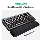 Mekass TKL Klavye Bilek Dayanağı, Süper Yumuşak Hafızalı Köpük Ergonomik Bilgisayar Bilek Destek Pedi, Rahat Masa Bilek Yastığı, Dizüstü Bilgisayar Klavyesi Kol Dayanağı, Bilekler Ağrısı Ofis Oyun