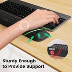Mekass TKL Klavye Bilek Dayanağı, Süper Yumuşak Hafızalı Köpük Ergonomik Bilgisayar Bilek Destek Pedi, Rahat Masa Bilek Yastığı, Dizüstü Bilgisayar Klavyesi Kol Dayanağı, Bilekler Ağrısı Ofis Oyun