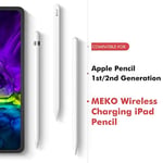 MEKO Apple Pencil 1. Nesil ve 2. Nesil için 4'lü Paket Değiştirme İpuçları, iPad Pro Kalem için Kalem Uçları - Beyaz