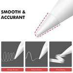 MEKO Apple Pencil 1. Nesil ve 2. Nesil için 4'lü Paket Değiştirme İpuçları, iPad Pro Kalem için Kalem Uçları - Beyaz