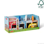 Melissa & Doug 13576 Diz Oyna Kule - Binalar Ve Araçlar