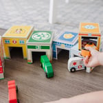 Melissa & Doug 13576 Diz Oyna Kule - Binalar Ve Araçlar