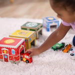 Melissa & Doug 13576 Diz Oyna Kule - Binalar Ve Araçlar