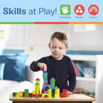Melissa & Doug - Ahşap Blok Seti, 100 Parça (10481)
