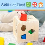 Melissa & Doug - Ahşap Küp Şekil Bulmaca (10575)