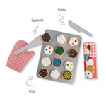 Melissa & Doug Gebäck-Set aus Holz (30 Teile)