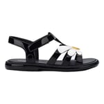 Melissa Kız Çocuk HIP BLOOMY INF Sandalet, 33, 5003270174, Siyah, Kız çocuk