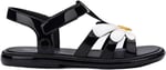 Melissa Kız Çocuk HIP BLOOMY INF Sandalet, 32, 5003270174, Siyah, Kız çocuk
