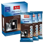 Melitta Filtre kartuşları Pro Aqua (3 kartuş) – Tam otomatik kahve makineleri için kireç filtresi, kireç birikintilerini önler ve en iyi kahve tadı için zararlı maddeleri azaltır