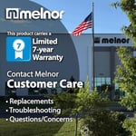 Melnor 65175AMZ 6 Parça Hızlı Bağlantı Seti Konnektör Paketi, Siyah, Mavi