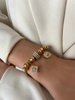 Mel's Accessories 14K Altın Kaplama Trend Pandora Bileklik Model