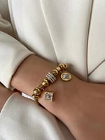 Mel's Accessories 14K Altın Kaplama Trend Pandora Bileklik Model
